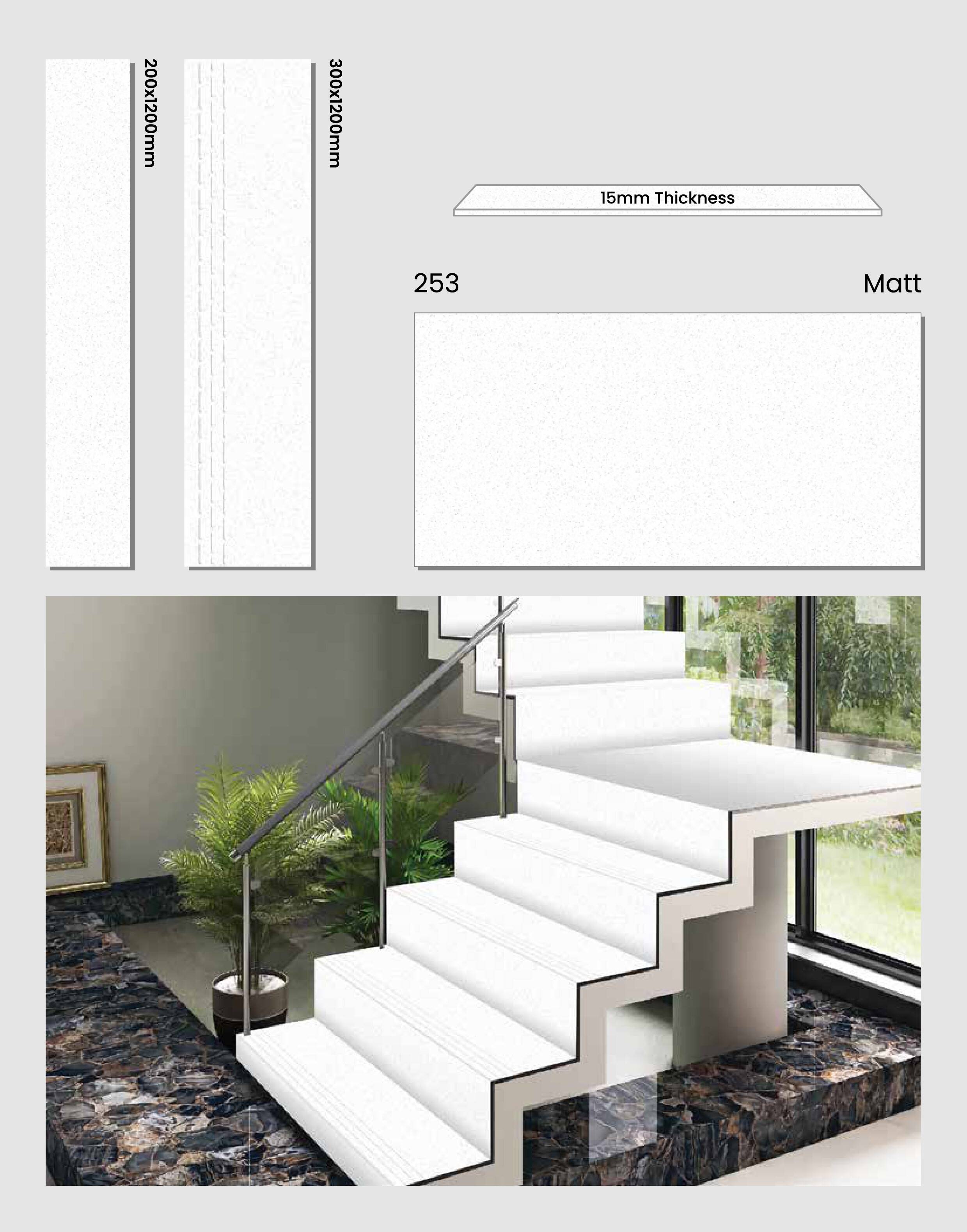 STEP RISER TILES